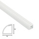 1/4 inch Round PVC Raceway 6ft, White - US/D222QSW 1/4 inch Round PVC Raceway 6ft, White - US/D222QSW
